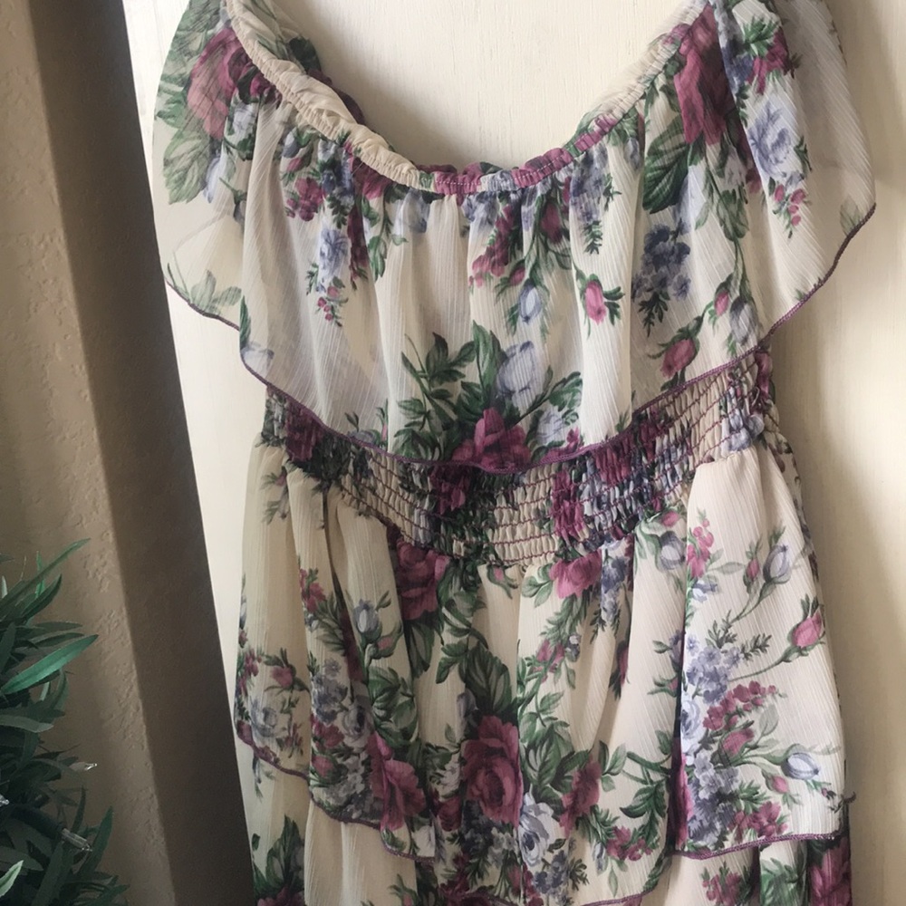 Blue Sketch Sundress - Picture 2 of 14